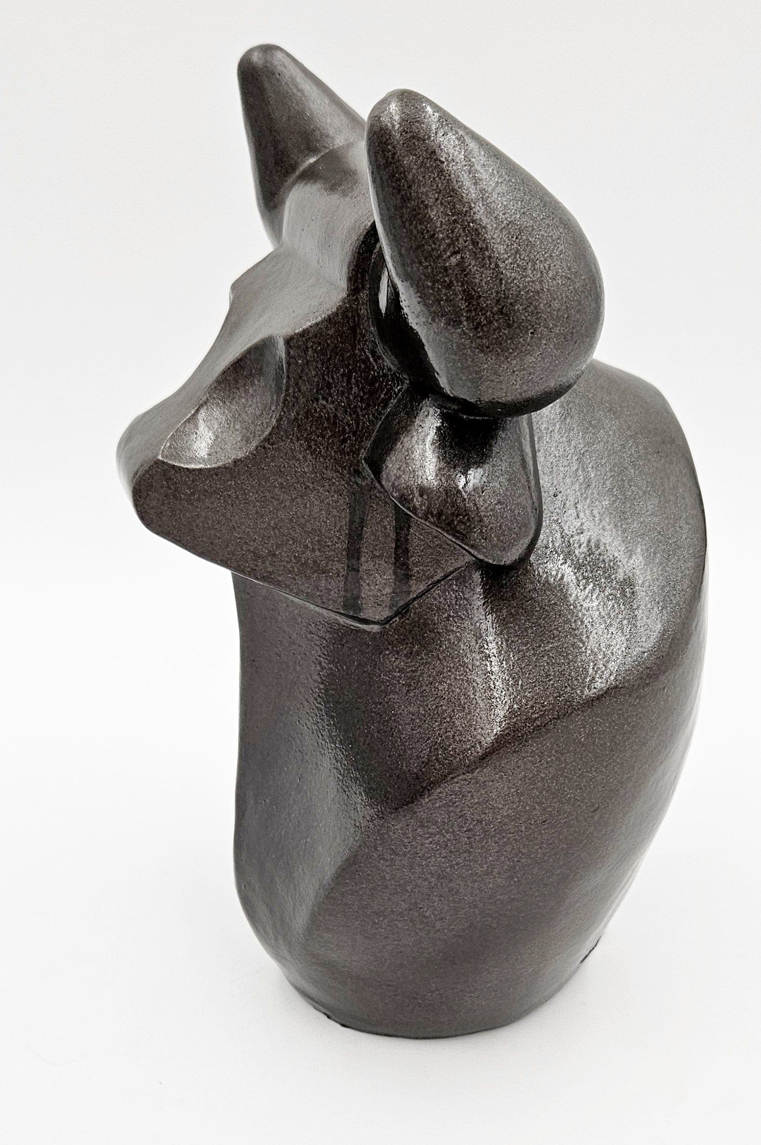 Austin Productions Sculpture Restored Austin Prod Modernist Cubist Style Bull Head Sculpture Circa 2000