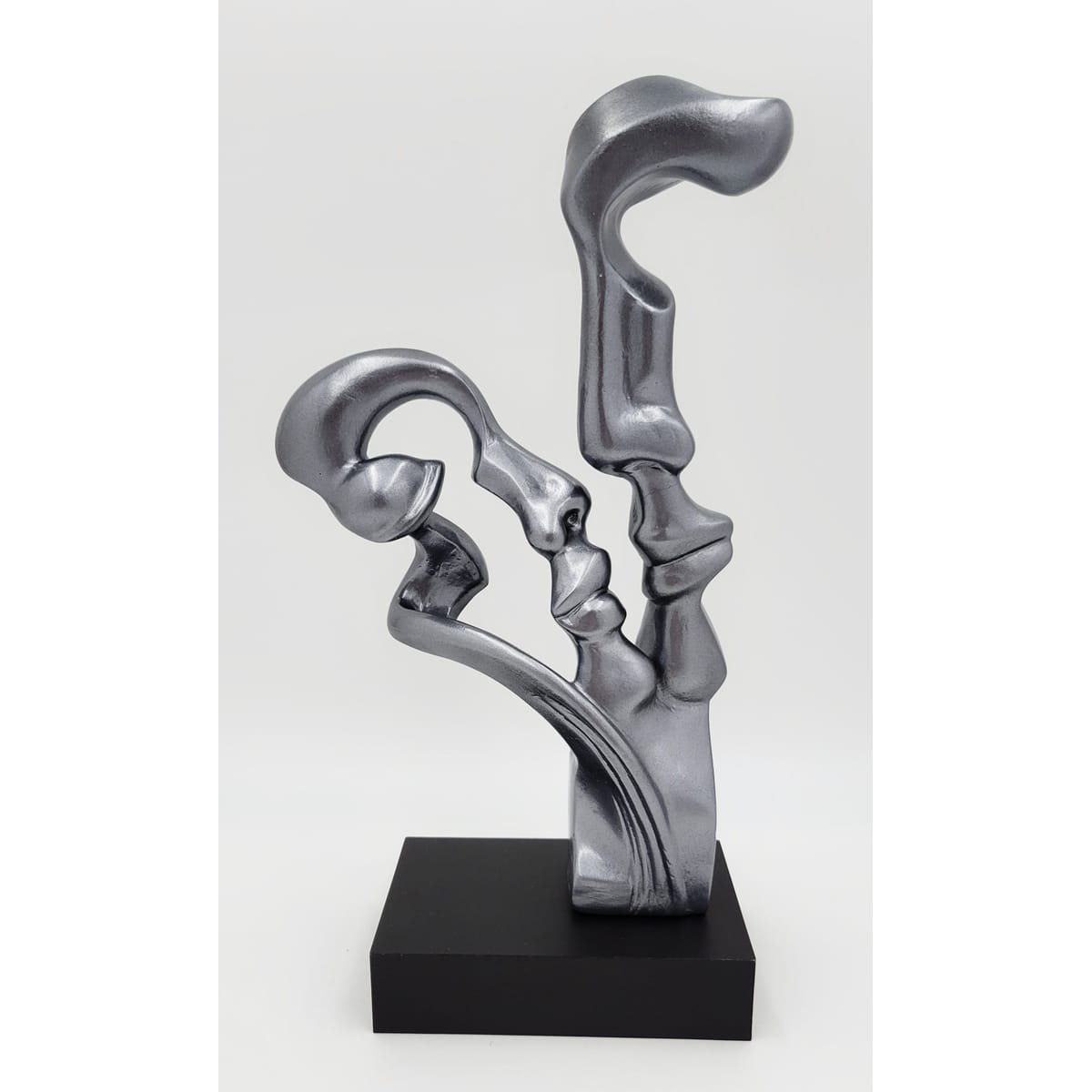Austin Productions Sculpture Restored Austin Productions Abstract Faces Sculpture "Surrender" Danel Signed