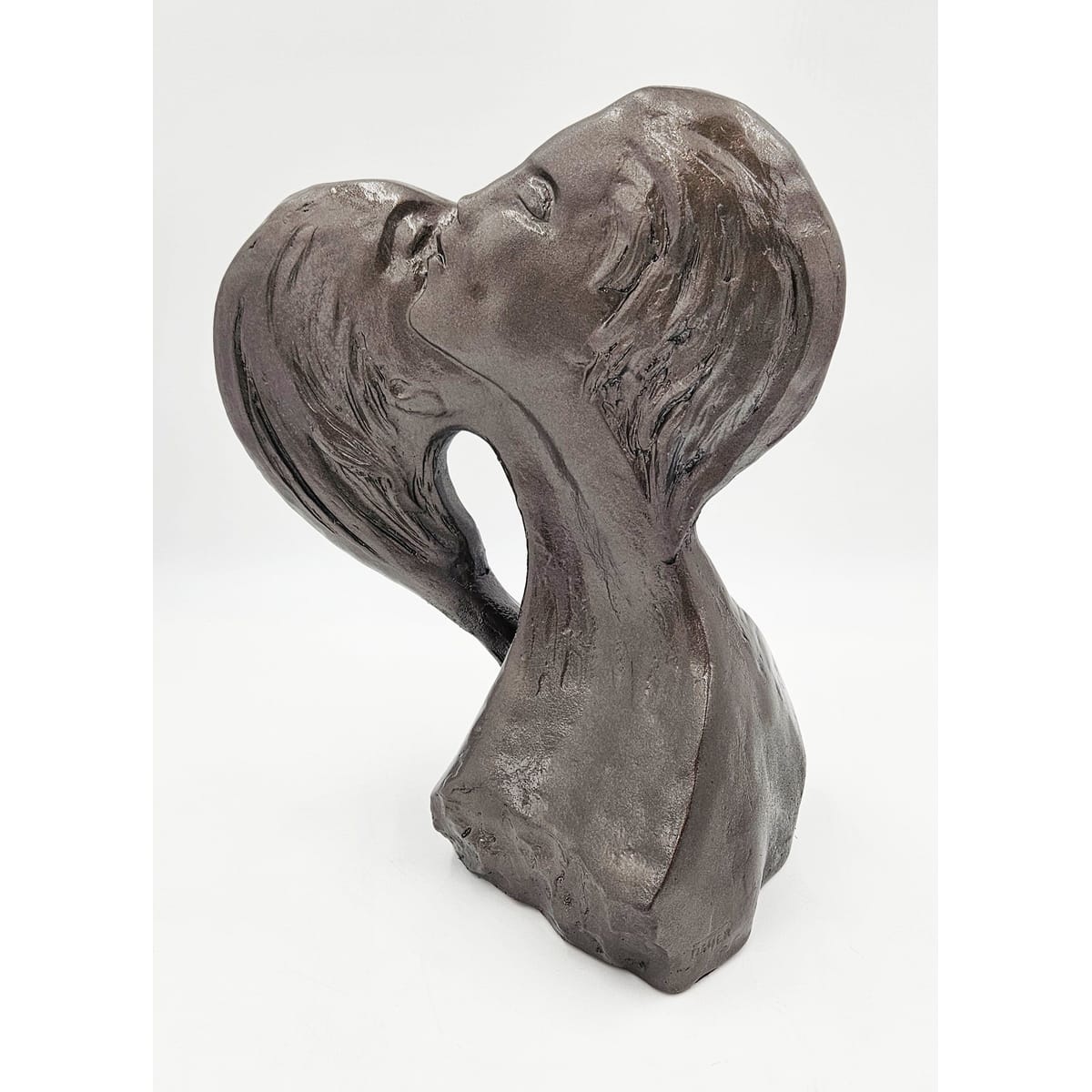 Austin Productions Sculpture Restored David Fisher Austin Prod Durastone Sculpture Large Faces of Love