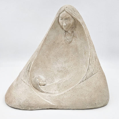 Austin Productions Sculpture Vintage Austin Productions Acoma Series Madre Ceramic Sculpture Circa 1989