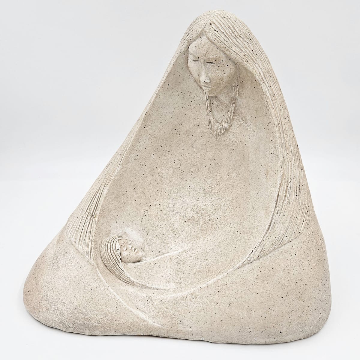 Austin Productions Sculpture Vintage Austin Productions Acoma Series Madre Ceramic Sculpture Circa 1989