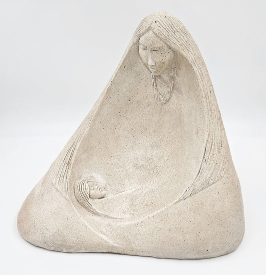 Austin Productions Sculpture Vintage Austin Productions Acoma Series Madre Ceramic Sculpture Circa 1989
