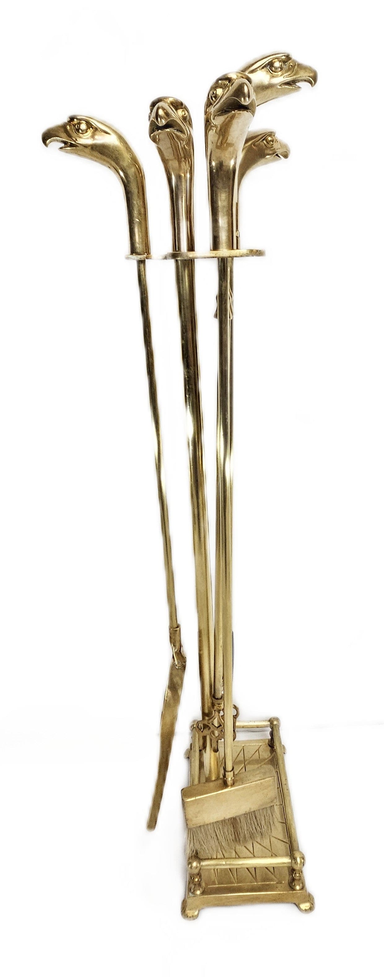 Bald Eagle Brass Fireplace Tools Fireplace Tools MCM  Brass American Bald Eagle Fireplace Tools