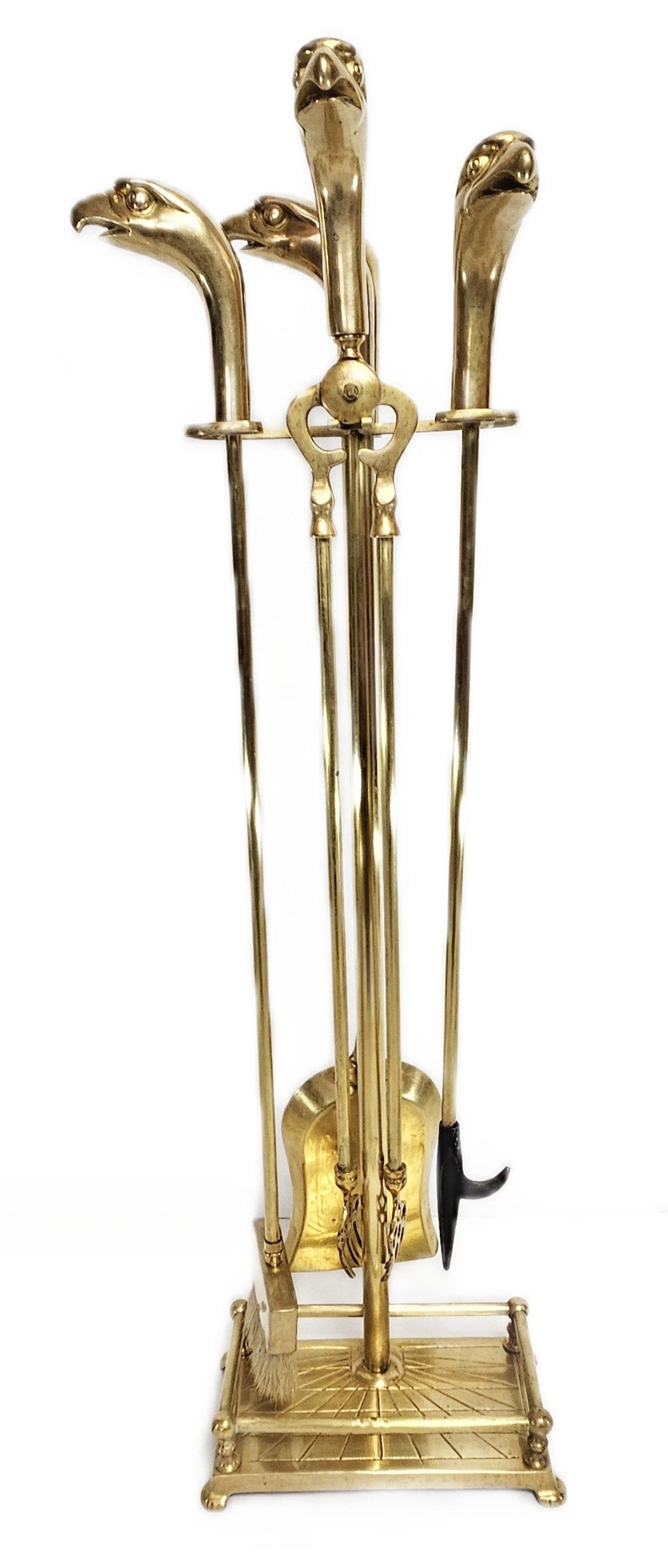 Bald Eagle Brass Fireplace Tools Fireplace Tools MCM  Brass American Bald Eagle Fireplace Tools