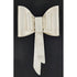Barbro Eriksdotter Gendell Jewelry RARE Barbro Eriksdotter Gendell XL Heavy Sterling 3D Bow Brooch Circa 1993