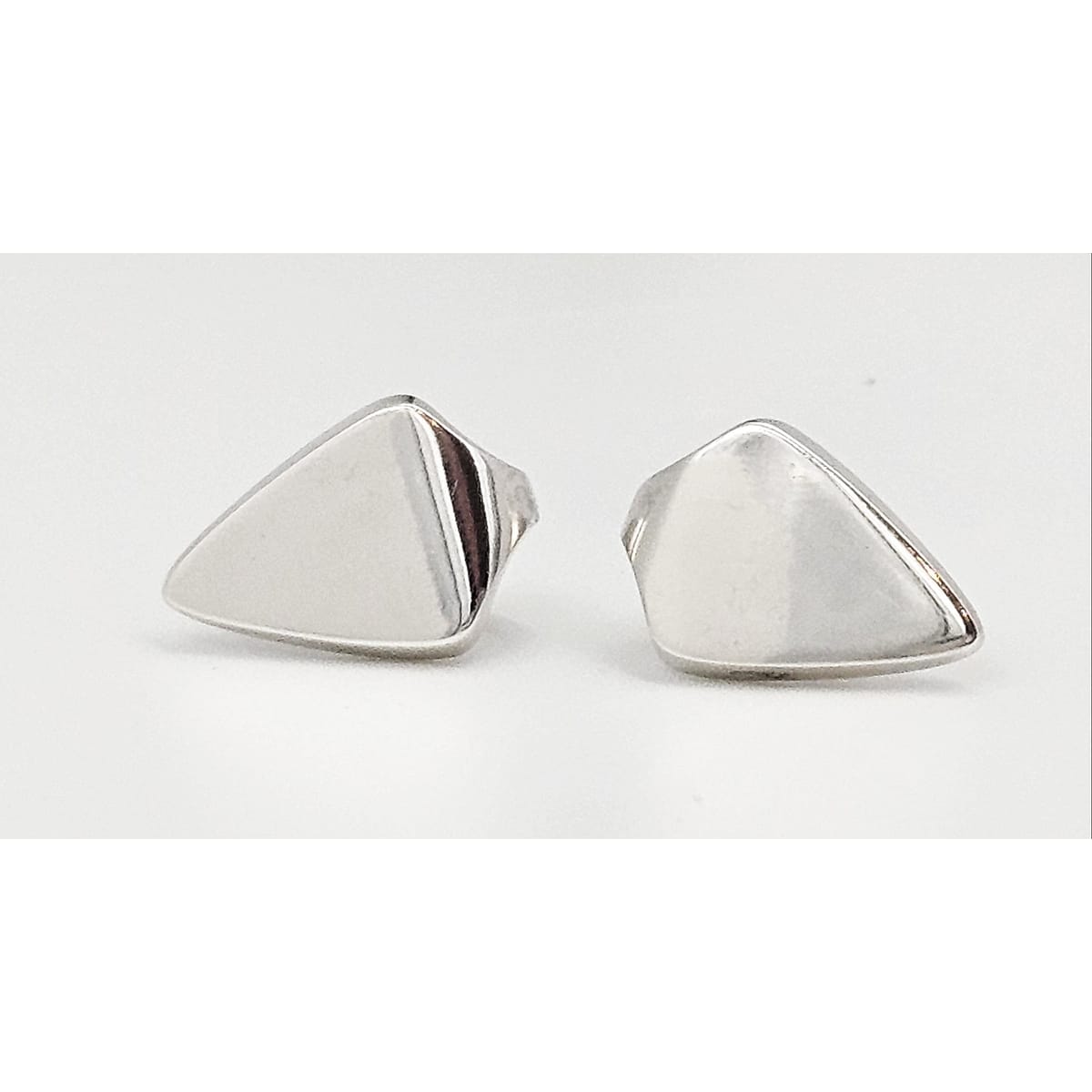 Bent Knudsen Jewelry Denmark Designer Bent Knudsen Bent K Sterling Modernist Earrings Circa 1960&