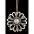 Bernt Torngre Sweden Jewelry BT Sweden Pewter Modernist Flower Brooch/Pendant Sterling Necklace 1967