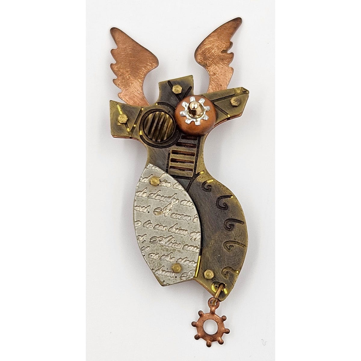 Beth Piver Jewelry Superb Beth Piver Unique Techno Romantic Goddess Angel Torso Brooch