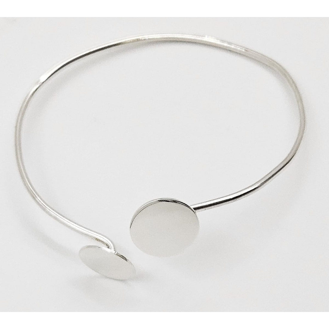 Betty Cooke Bracelet RARE Betty Cooke Modernist Sterling Silver Circles Bangle Bracelet