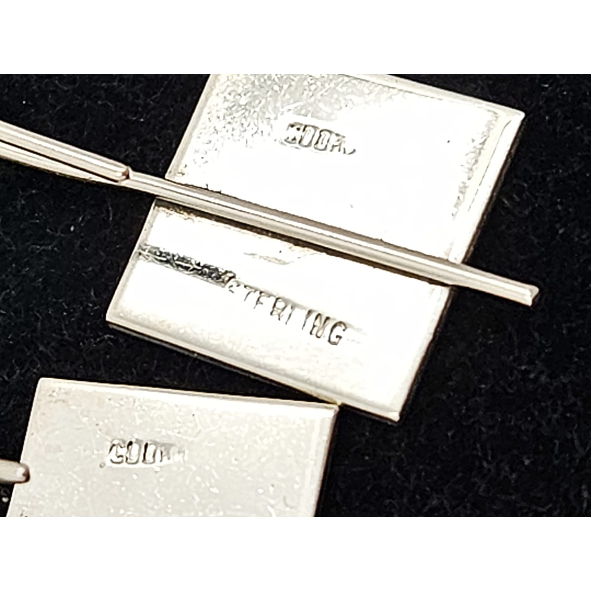 Betty Cooke Jewelry RARE Betty Cooke Modernist Sterling Earrings 