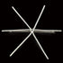 Betty Cooke Jewelry RARE Iconic Betty Cooke Modernist Large Star Asterisk Sterling Brooch 50/60s