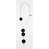Betty Cooke Jewelry Superb and Rare Betty Cooke Modernist Sterling Ebony Wood Necklace