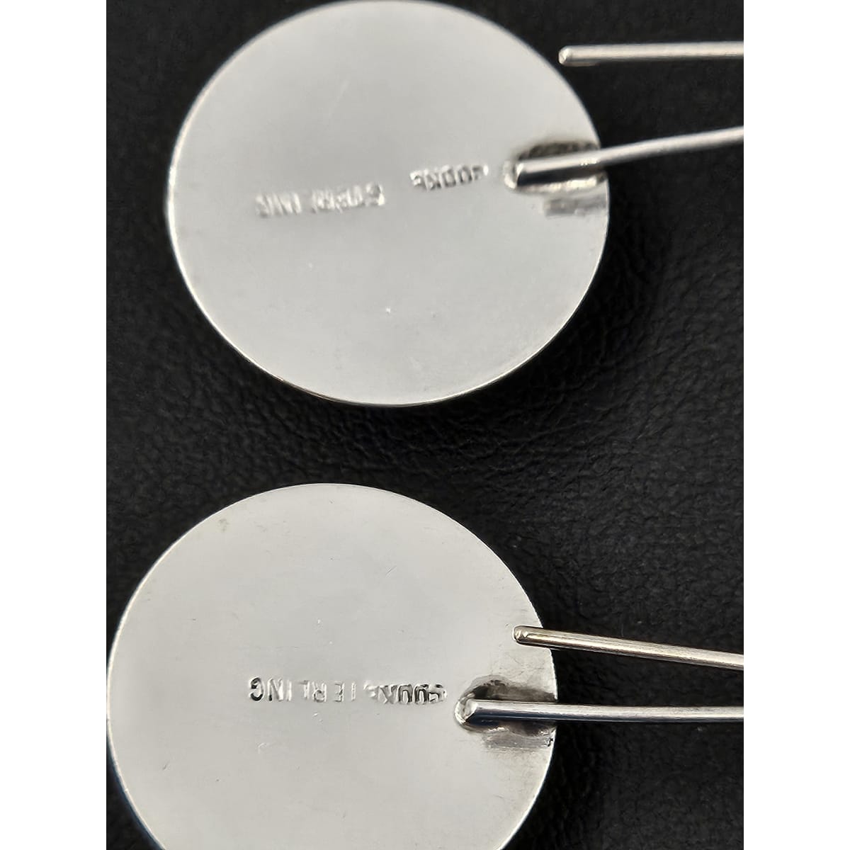 Betty Cooke Jewelry Superb Iconic US Designer Betty Cooke 3D Modernist Sterling Silver Earrings