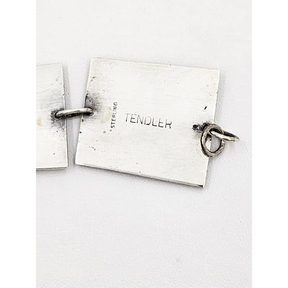 Bill Tendler Jewelry Iconic US Modernist Designer Bill Tendler Sterling Bracelet 1950s