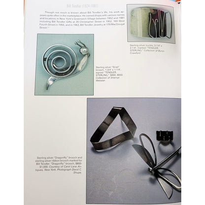 Bill Tendler Jewelry Iconic US Modernist Designer Bill Tendler Sterling Bracelet 1950s