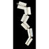 Bill Tendler Jewelry Rare Designer Bill Tendler Modernist Panel Link Sterling Bracelet Circa 1950s