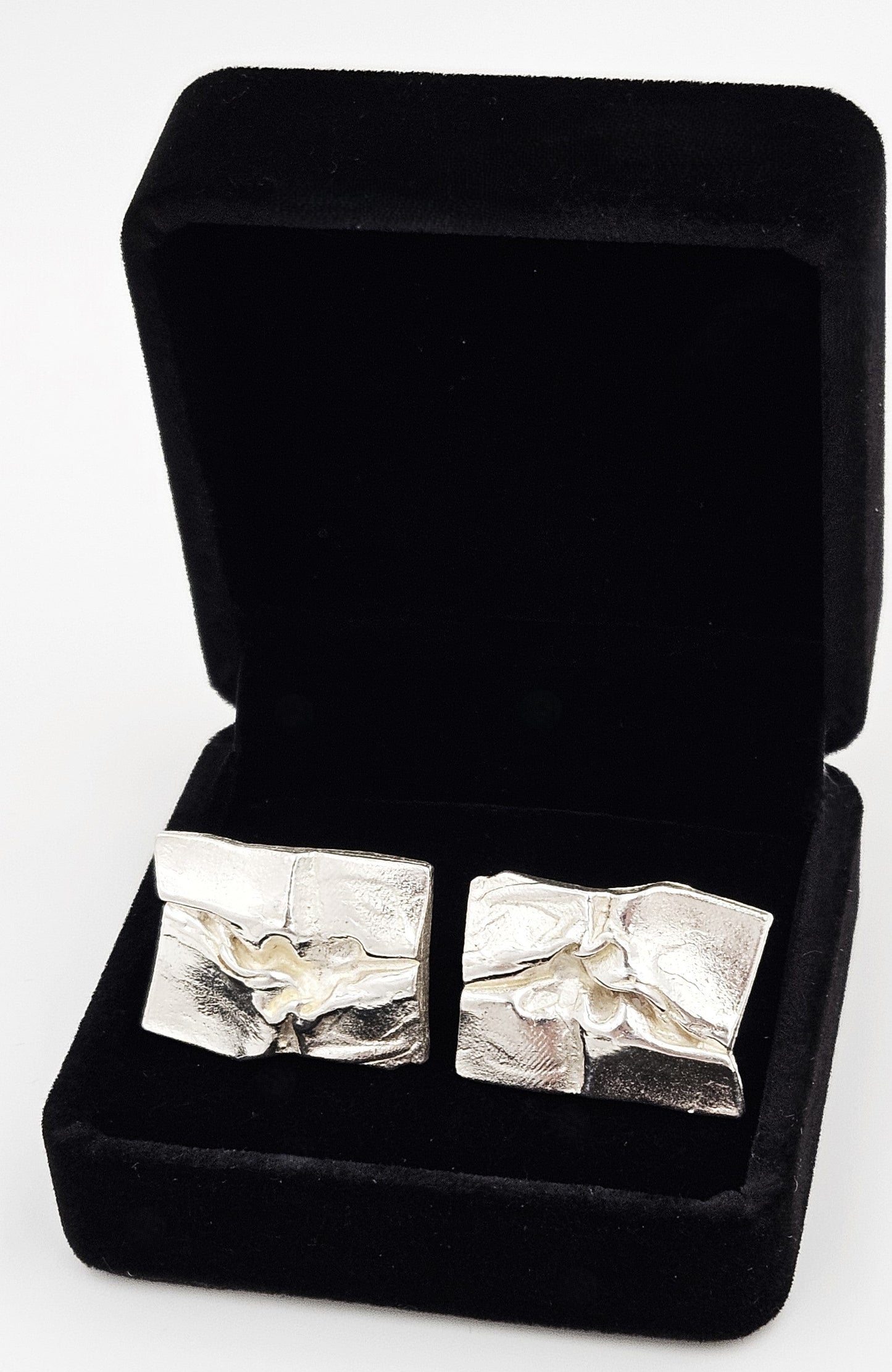 Bjorn Weckström Lapponia Jewelry Superb Bjorn Weckström Lapponia Sterling Abstract Modernist Cufflinks 1970