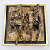 Bloom Artwork Vintage 3-D Copper Metal Relief Wall Art