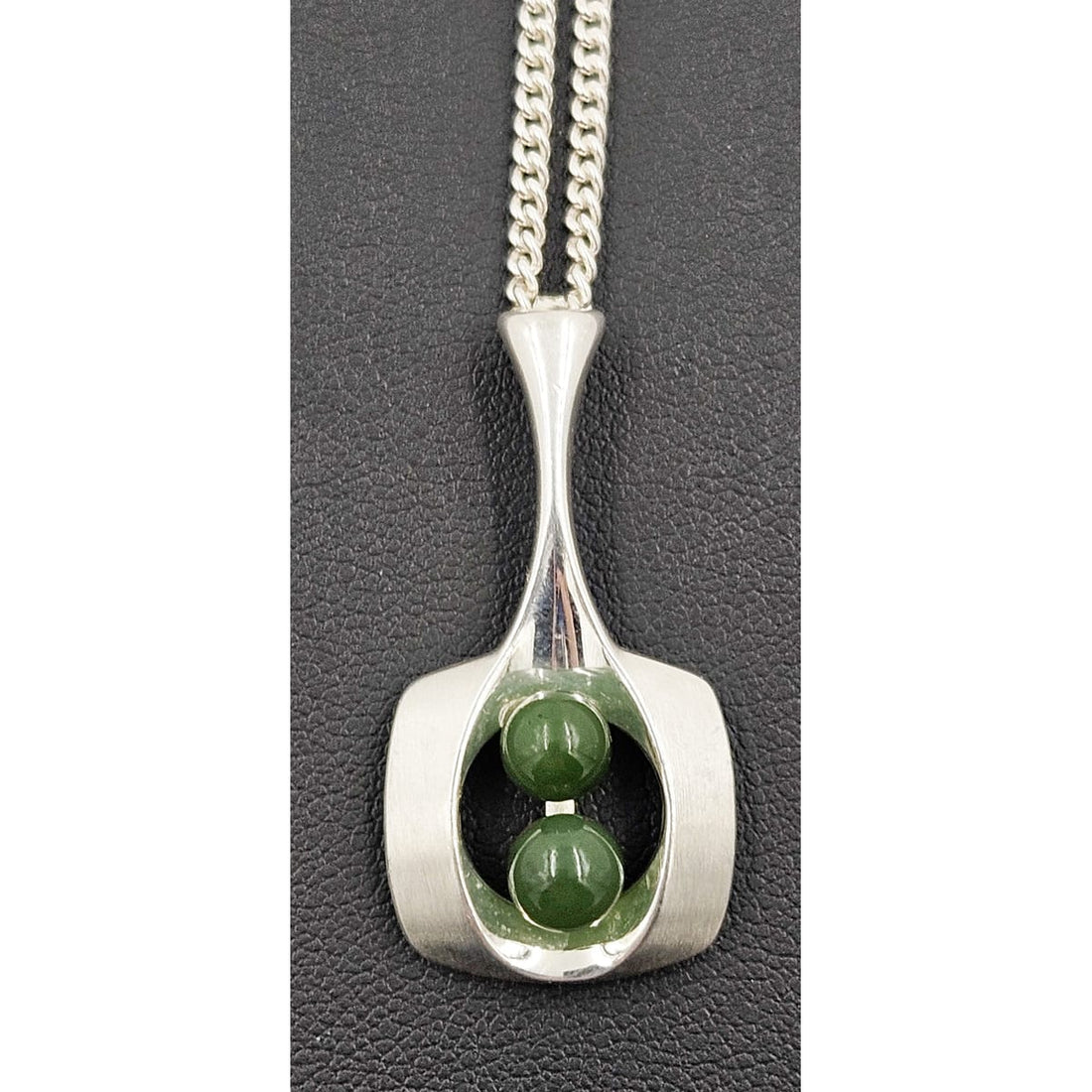Boma Jewelry Sterling Modernist Pendant Necklace