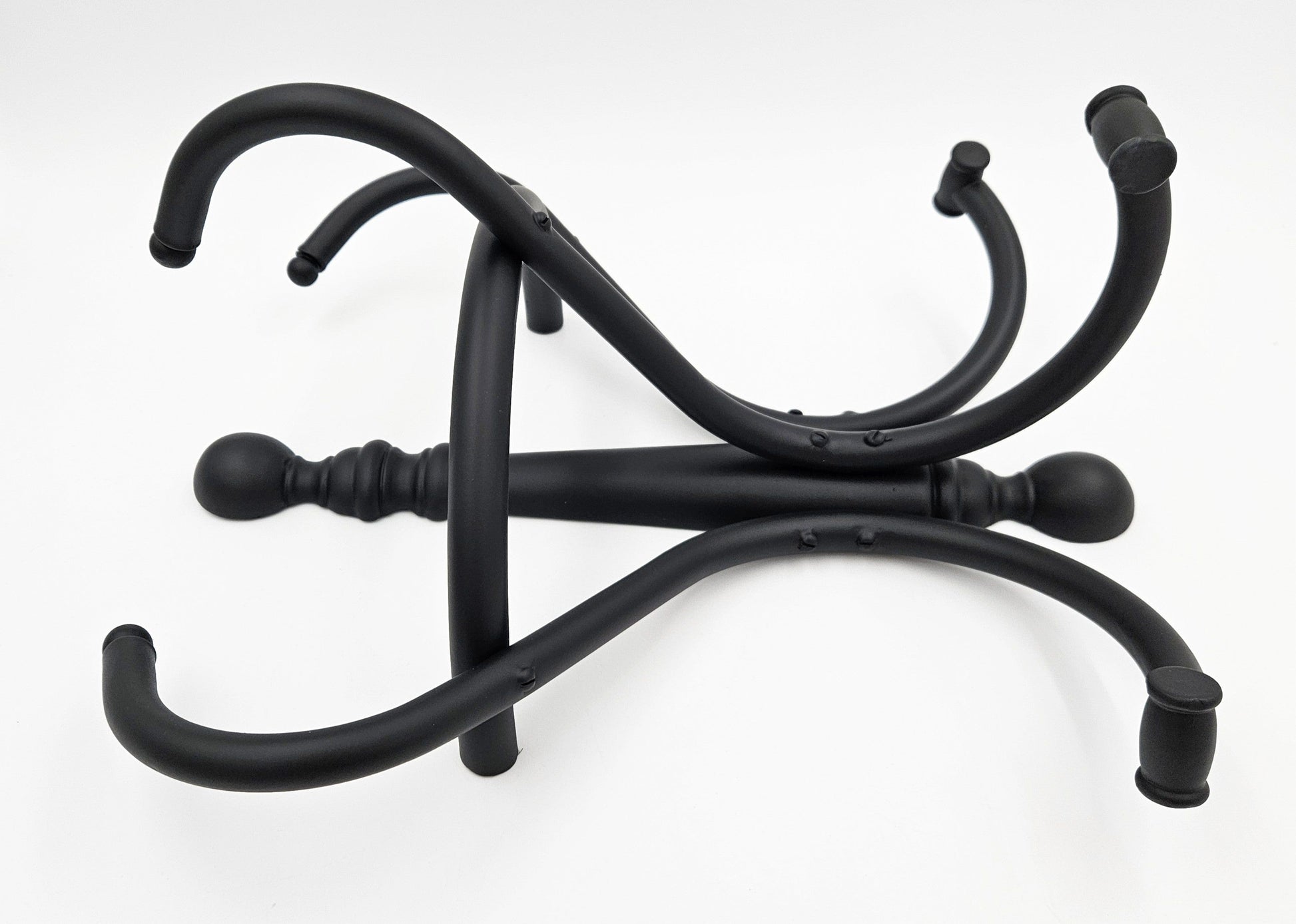 Brass Coat Rack Coat Rack Restored Vintage Retro Chic Wall Hanging Matte Black Brass Coat & Hat Rack