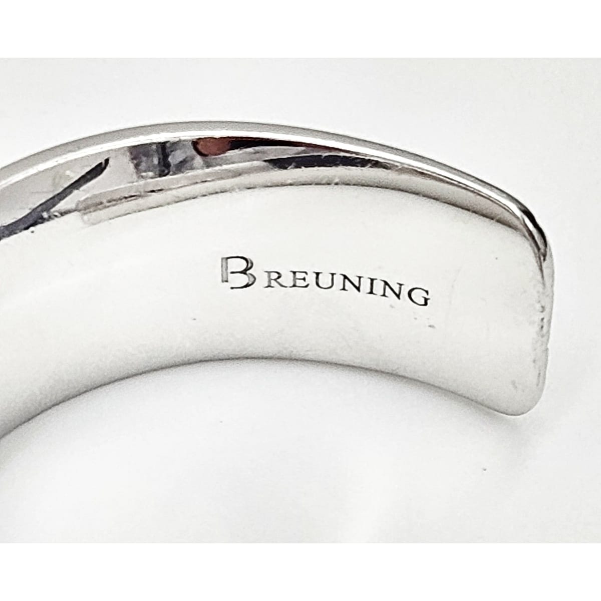 Breuning Jewelry NWOT Designer Breuning Sterling Silver &amp; Rose Gold Plated Cuff Bracelet