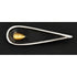 Byron Jewelry Iconic Designer Byron Wilson Modernist Sterling & Agate Brooch RARE 1950s
