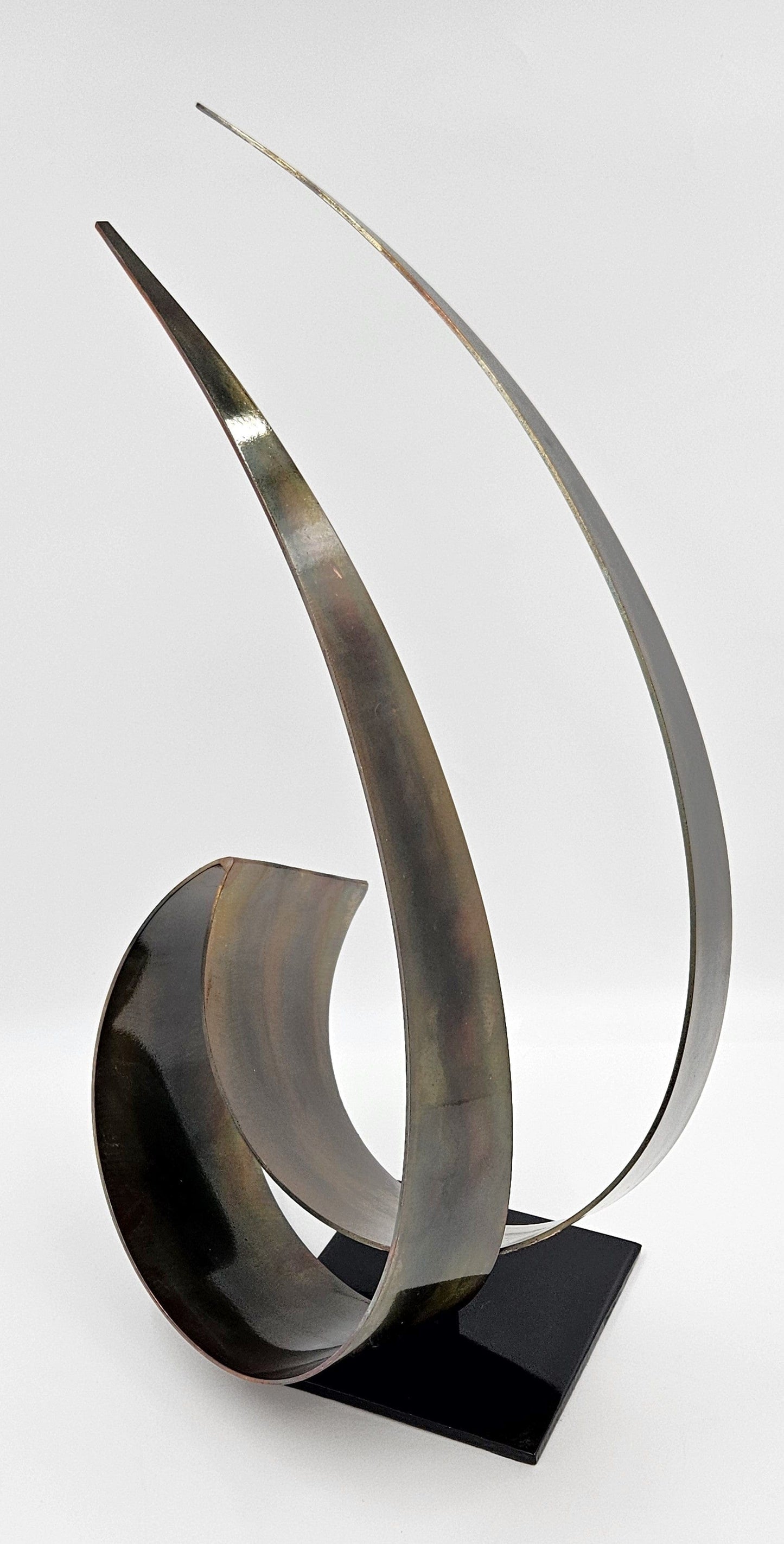 C Jere Sculpture Superb Curtis Jere Abstract Modernist Lacquered Steel Sculpture Circa 2004