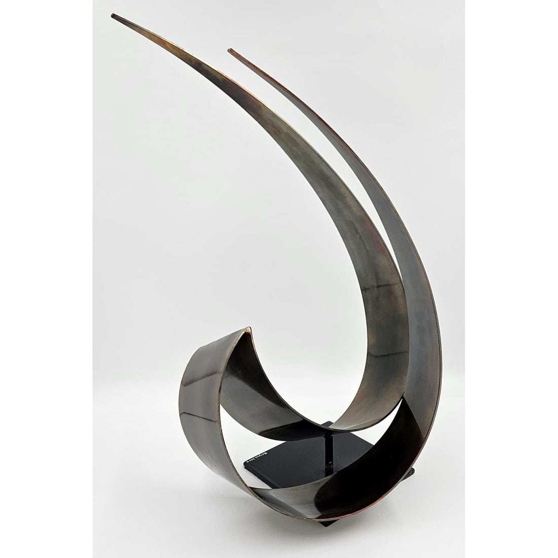C Jere Sculpture Superb Curtis Jere Abstract Modernist Lacquered Steel Sculpture Circa 2004