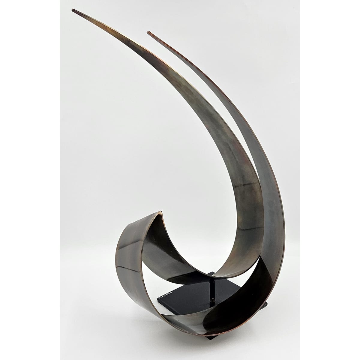 C Jere Sculpture Superb Curtis Jere Abstract Modernist Lacquered Steel Sculpture Circa 2004