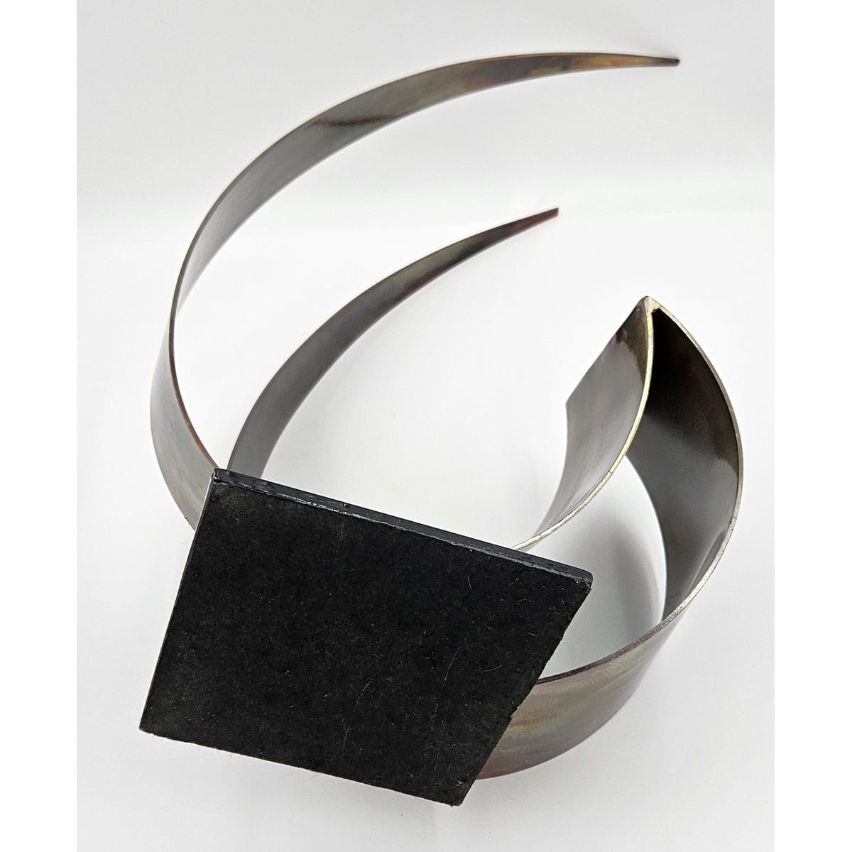 C Jere Sculpture Superb Curtis Jere Abstract Modernist Lacquered Steel Sculpture Circa 2004