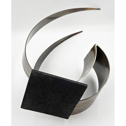 C Jere Sculpture Superb Curtis Jere Abstract Modernist Lacquered Steel Sculpture Circa 2004