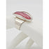 Carl Ove Frydensberg Jewelry Danish Designer COF Carl Ove Frydensberg Sterling Pink Quartz Cocktail Ring 1960&