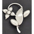 Carl Ove Frydensberg Jewelry Danish Designer COF Frydensberg Sterling 3D Flower Brooch Circa 1950s