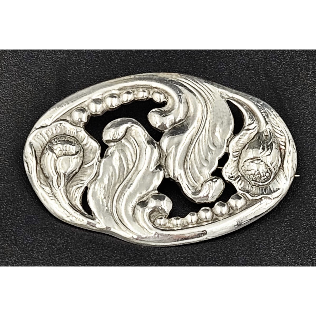 Carl Poul Petersen Jewelry Carl Poul Petersen Georg Jensen Family Sterling Art Deco Brooch 1940/50s