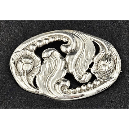 Carl Poul Petersen Jewelry Carl Poul Petersen Georg Jensen Family Sterling Art Deco Brooch 1940/50s
