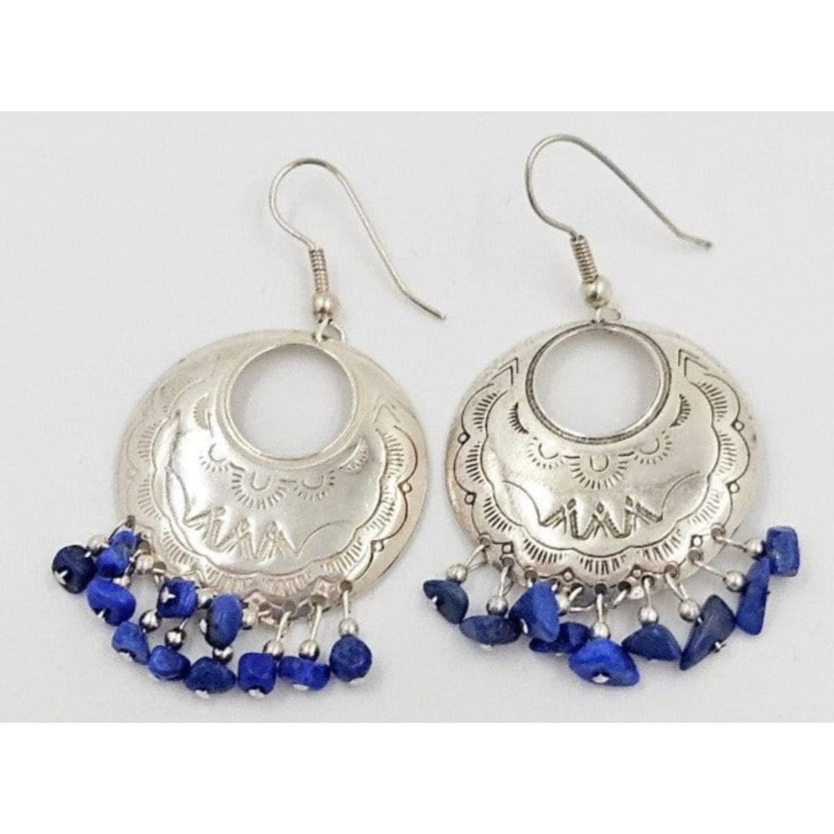 Carolyn Pollack Relios Jewelry C Relios Carolyn Pollack Sterling Turquoise Lapis Lazuli Earrings Set 2