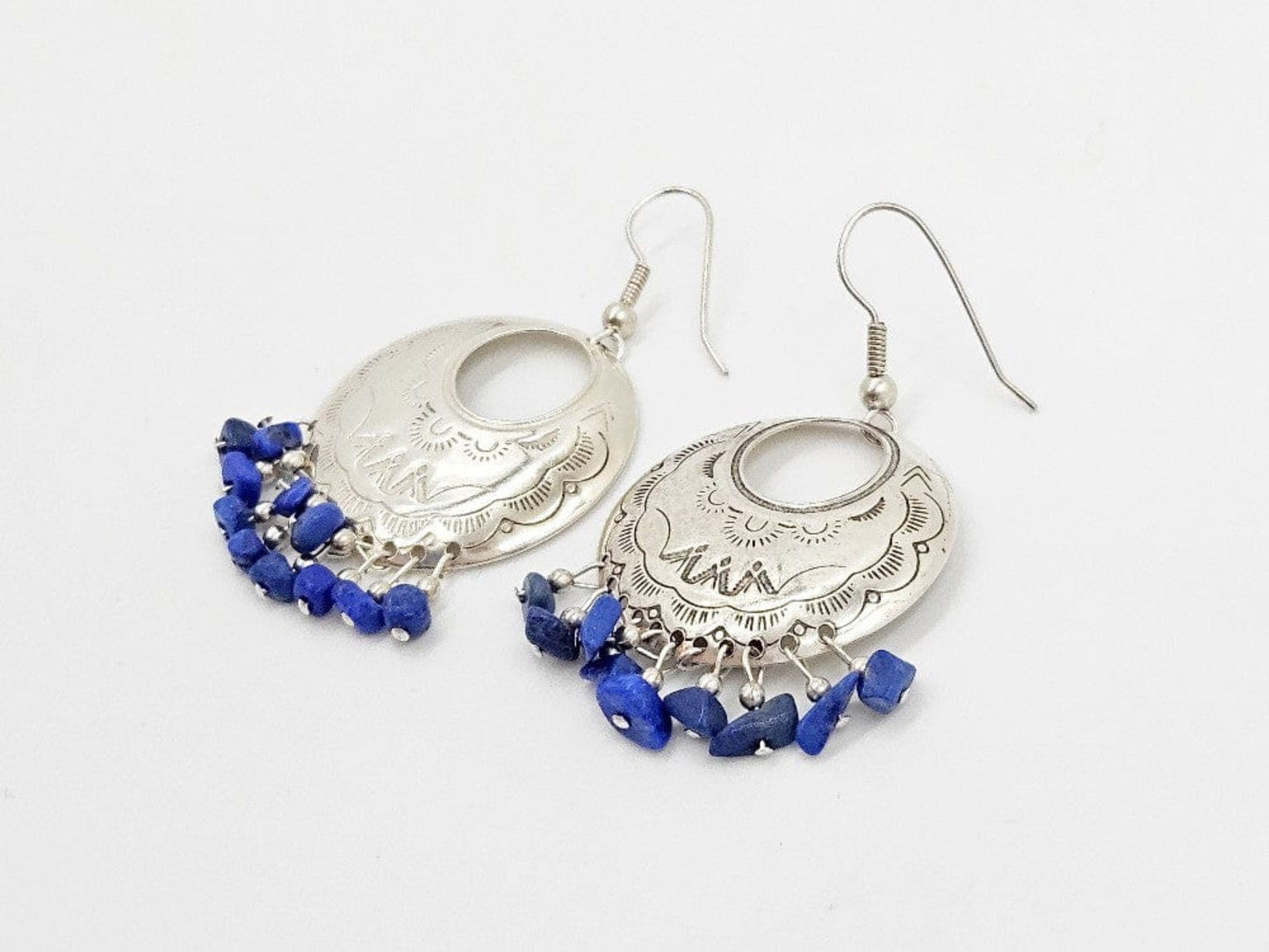 Carolyn Pollack Relios Jewelry C Relios Carolyn Pollack Sterling Turquoise Lapis Lazuli Earrings Set 2