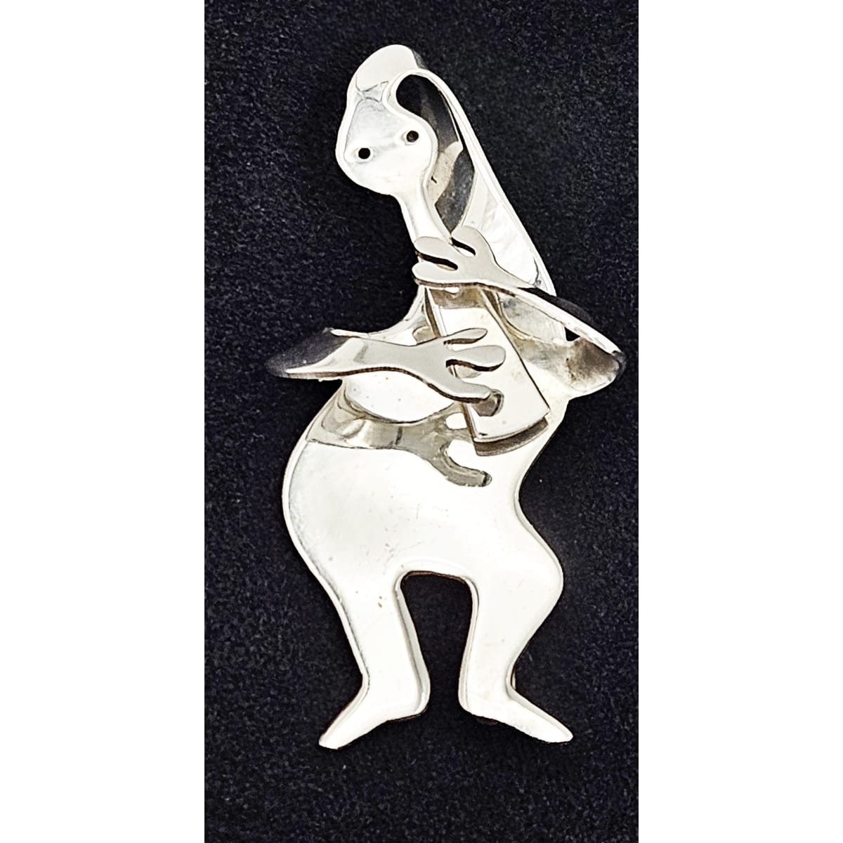 Charles Mik Stousland Jewelry Charles Mik Stousland Sterling Abstract Modernist Brooch 1980s
