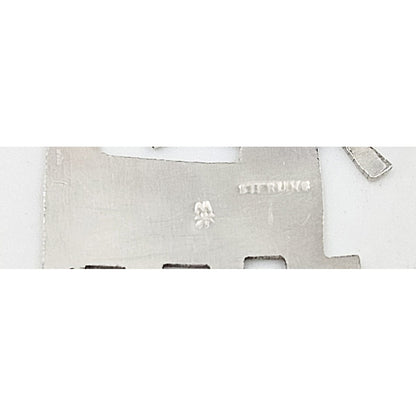 Charles Mik Stousland Jewelry Charles Mik Stousland Sterling Abstract Modernist Brooch 1980s