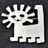 Charles Mik Stousland Jewelry Designer Mik Stousland Sterling Modernist "Lyin&