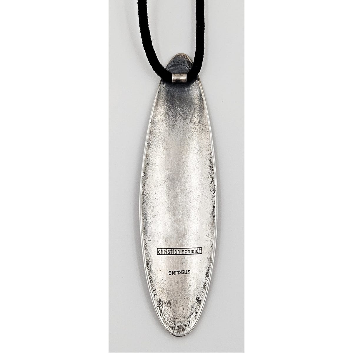 Christian Schmidt Jewelry Rare Designer Christian Schmidt Sterling Modern Naturalist Necklace 1950/60s