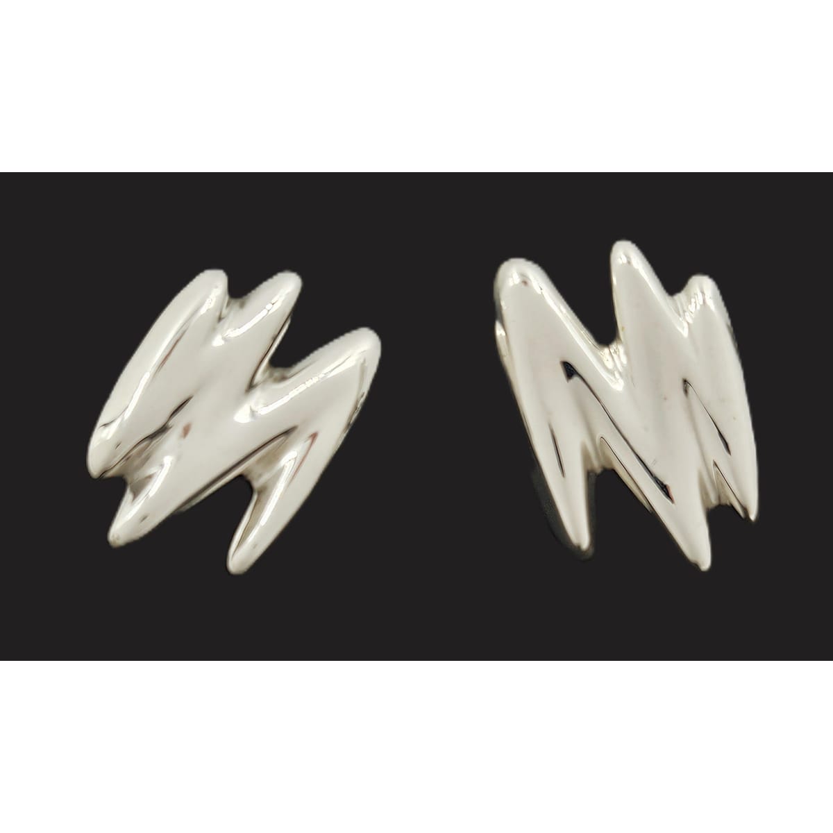 Clift Jewelry Clift Sterling Modernist Earrings 1970&