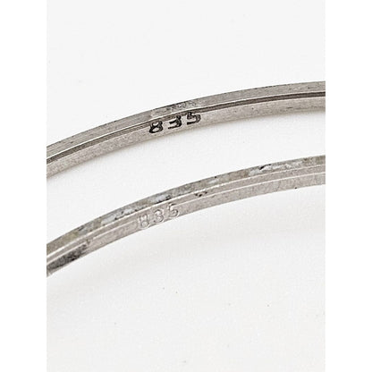 Danish Sterling Bangles Jewelry Set of 8 MCM Danish Pedersen Binder Sterling Silver Bangle Bracelets Signed