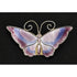 David Andersen Jewelry David Andersen Gilt Sterling Multi-Color Enamel HUGE Butterfly Brooch 1940s