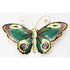 David Andersen Jewelry David Andersen Gilt Sterling Multi-Color Enamel HUGE Butterfly Brooch 1940s