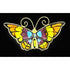 David Andersen Jewelry David Andersen Norway Gilt Sterling Multi-Color Enamel Butterfly Brooch 1940s