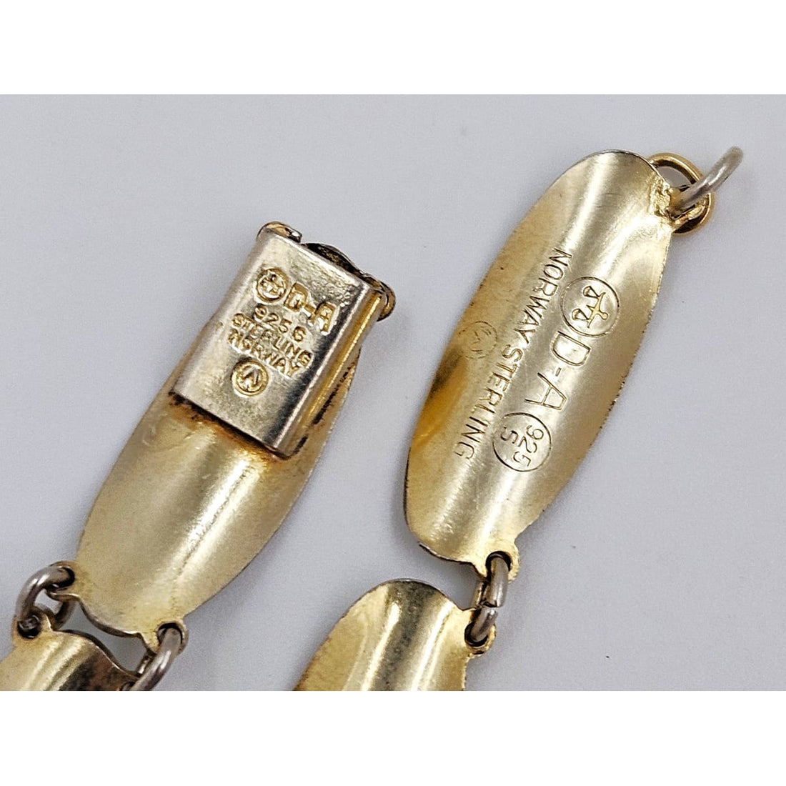 David Andersen Jewelry David Andersen Norway Sterling Enamel Modernist Necklace Bracelet Set 1950s