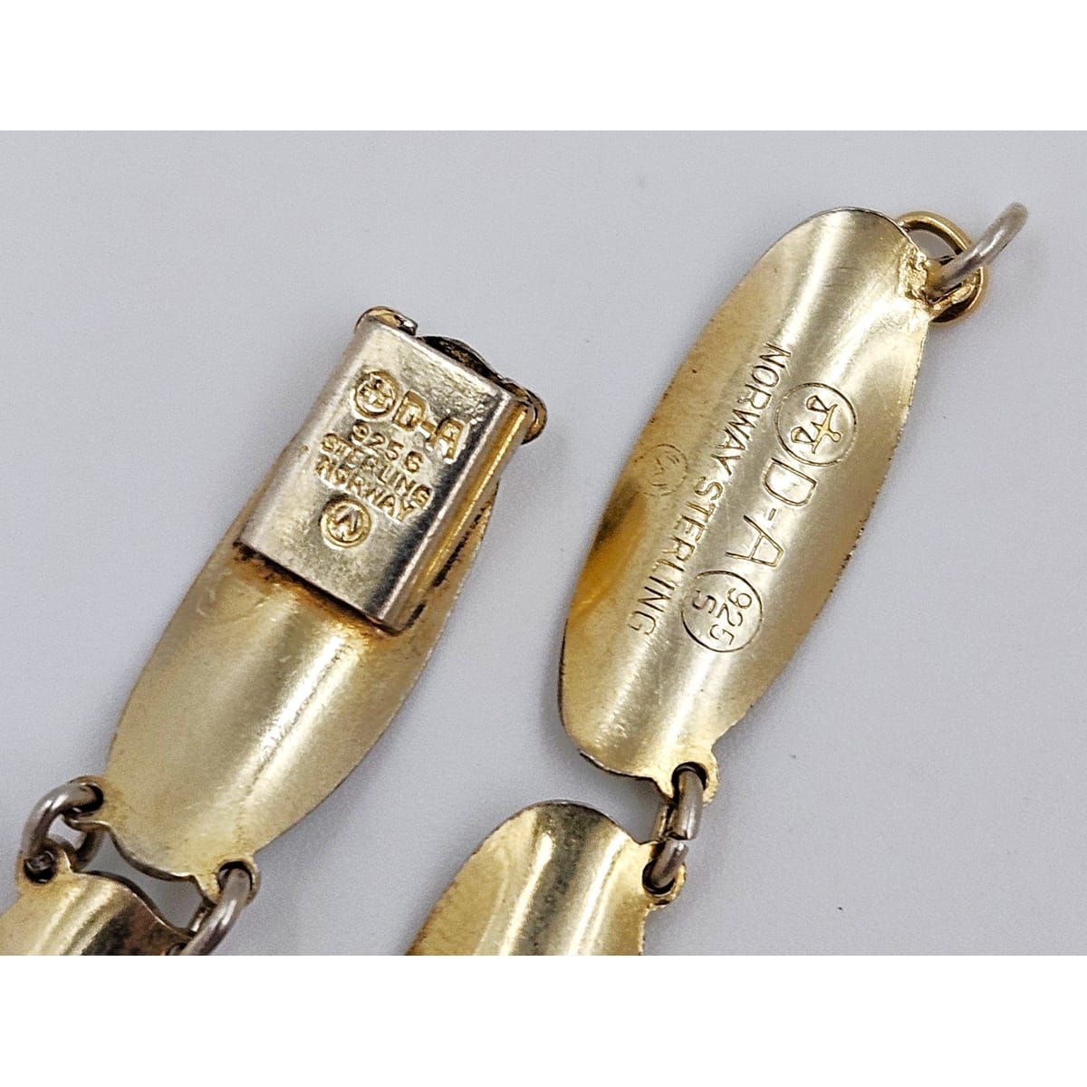 David Andersen Jewelry David Andersen Norway Sterling Enamel Modernist Necklace Bracelet Set 1950s