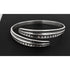 David Andersen Jewelry David Andersen Norway Sterling Viking Saga Series Bi-Pass Bangle Circa 1960&