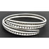 David Andersen Jewelry David Andersen Norway Sterling Viking Saga Series Bi-Pass Bangle Circa 1960&